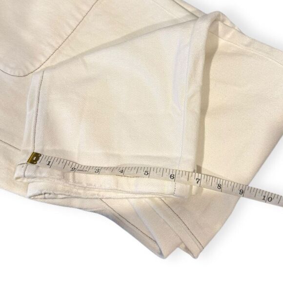 Free People X One Teaspoon White Shabbies Shabby Bandit Jeans Beau L - Picture 15 of 16